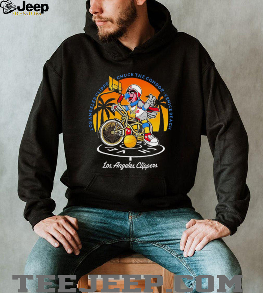 Chuck The Condor LA Clippers Venice Beach Mascot T Shirt