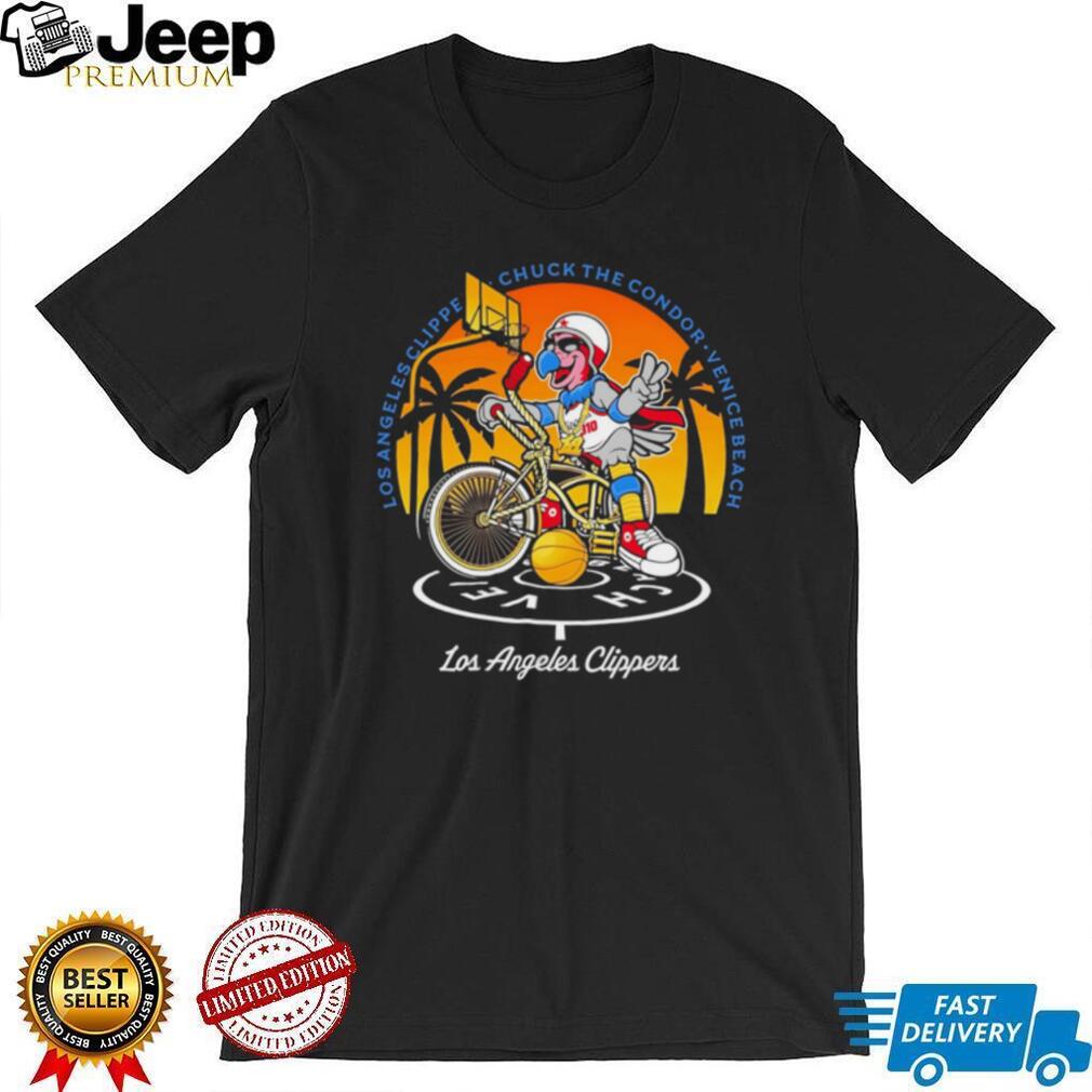 Chuck The Condor LA Clippers Venice Beach Mascot T Shirt