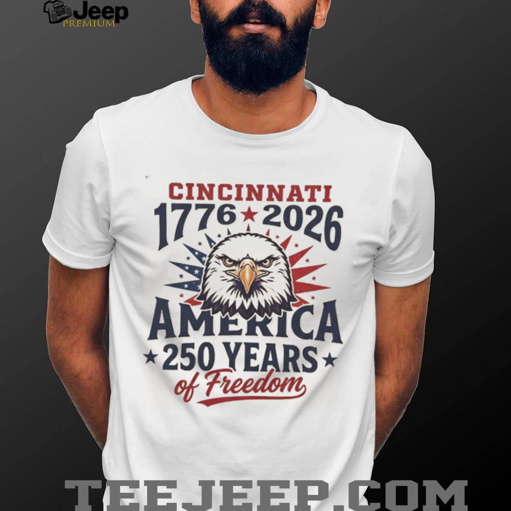 Cincinnati America 250 Years Of Freedom 1776 2026 Eagle Jersey