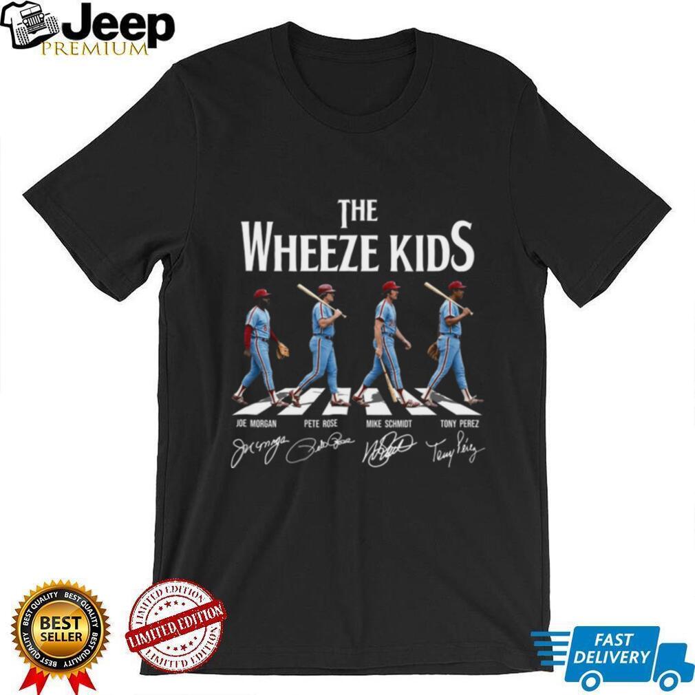 Cincinnati Reds Big Red Machine Retro Wheeze Kids Baseball Legends Fans Shirt