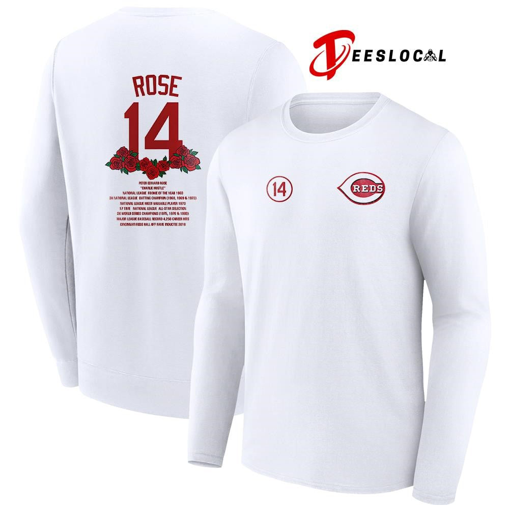 Cincinnati Reds x Snoop Dogg Postgame Rose name and number concert shirt