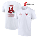 Cincinnati Reds x Snoop Dogg Postgame Rose name and number concert shirt