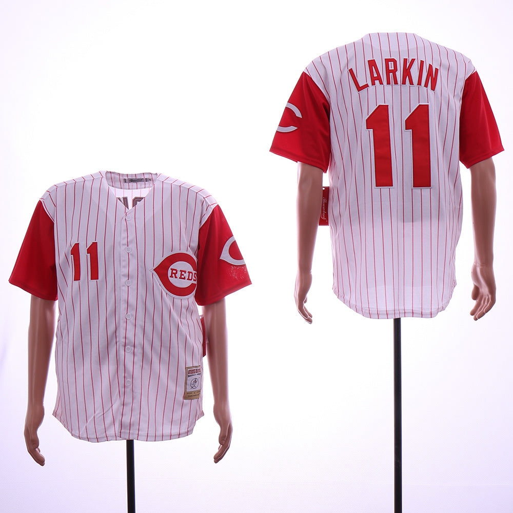 Cincinnati Reds #11 Barry Larkin Style 10