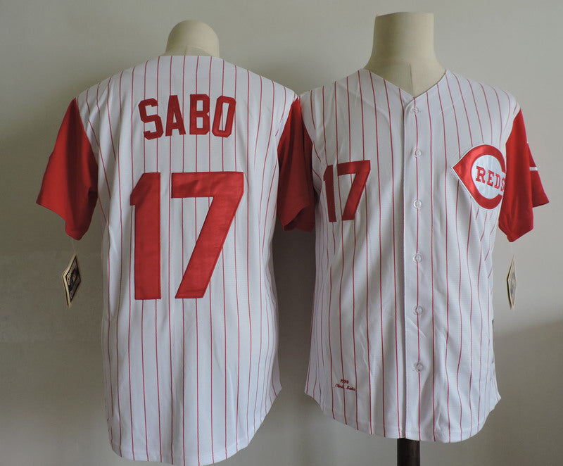 Cincinnati Reds #17 Chris Sabo Style 9