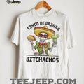 Cinco De Drinko Taco Margarita Skeleton Party V Neck T Shirt