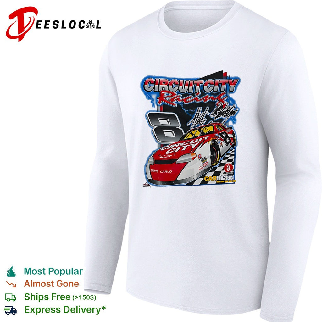 Circuit City Racing 8 Monte Carlo Chevrolet Carmax Kendall NASCAR racing shirt