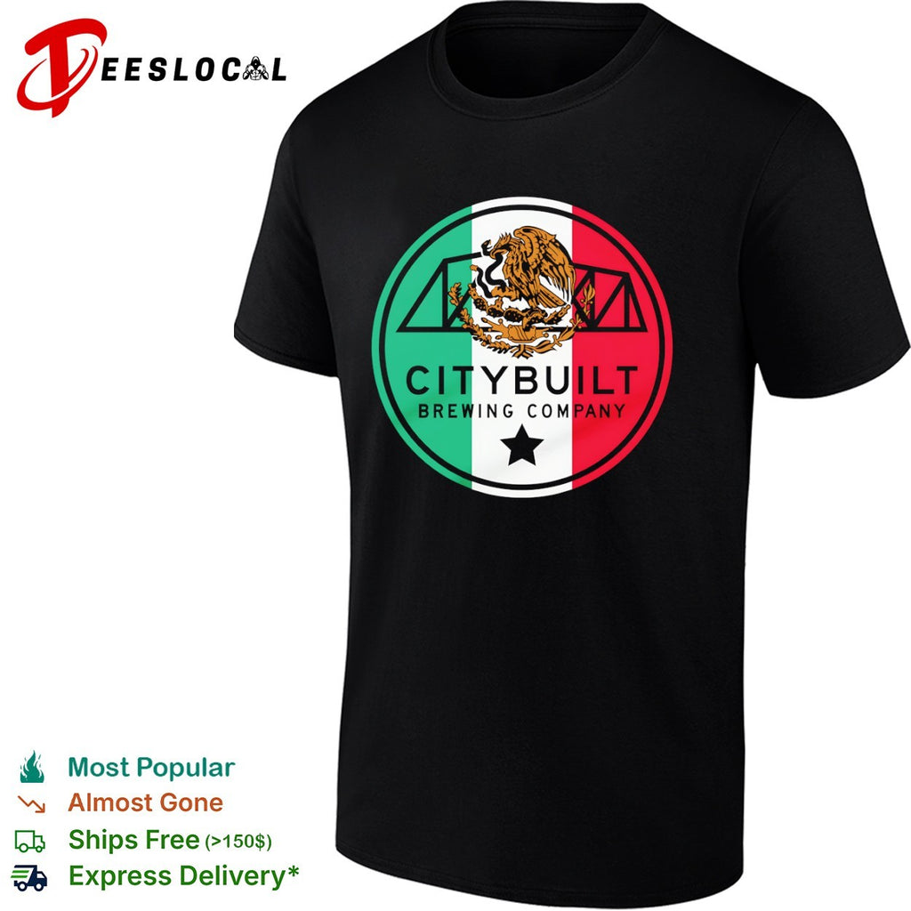 Citybuilt Brewing Company Mexico Flag Eagle Shirt