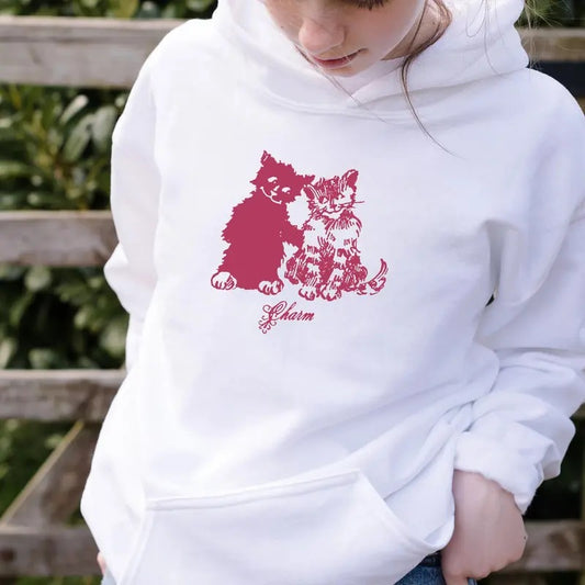 Clairo Charmm Cat T Shirt, Y2K Indie Cute Hoodie, Jazz Lovers, Indie Concert Shirt, Unisex Sweater Pullover Tee