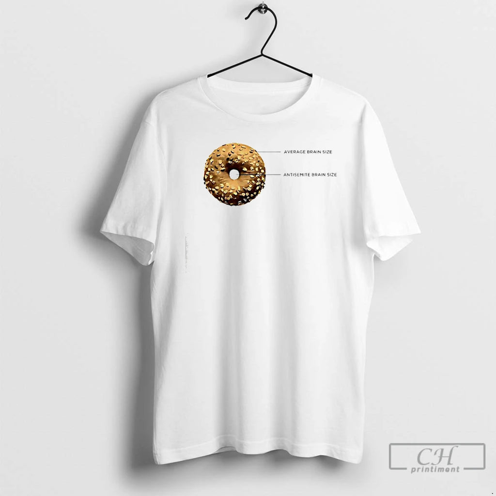 Classic Average Brain Size Antisemite Brain Size Bagel Brain Anti Semitism Circle T Shirts Sweater