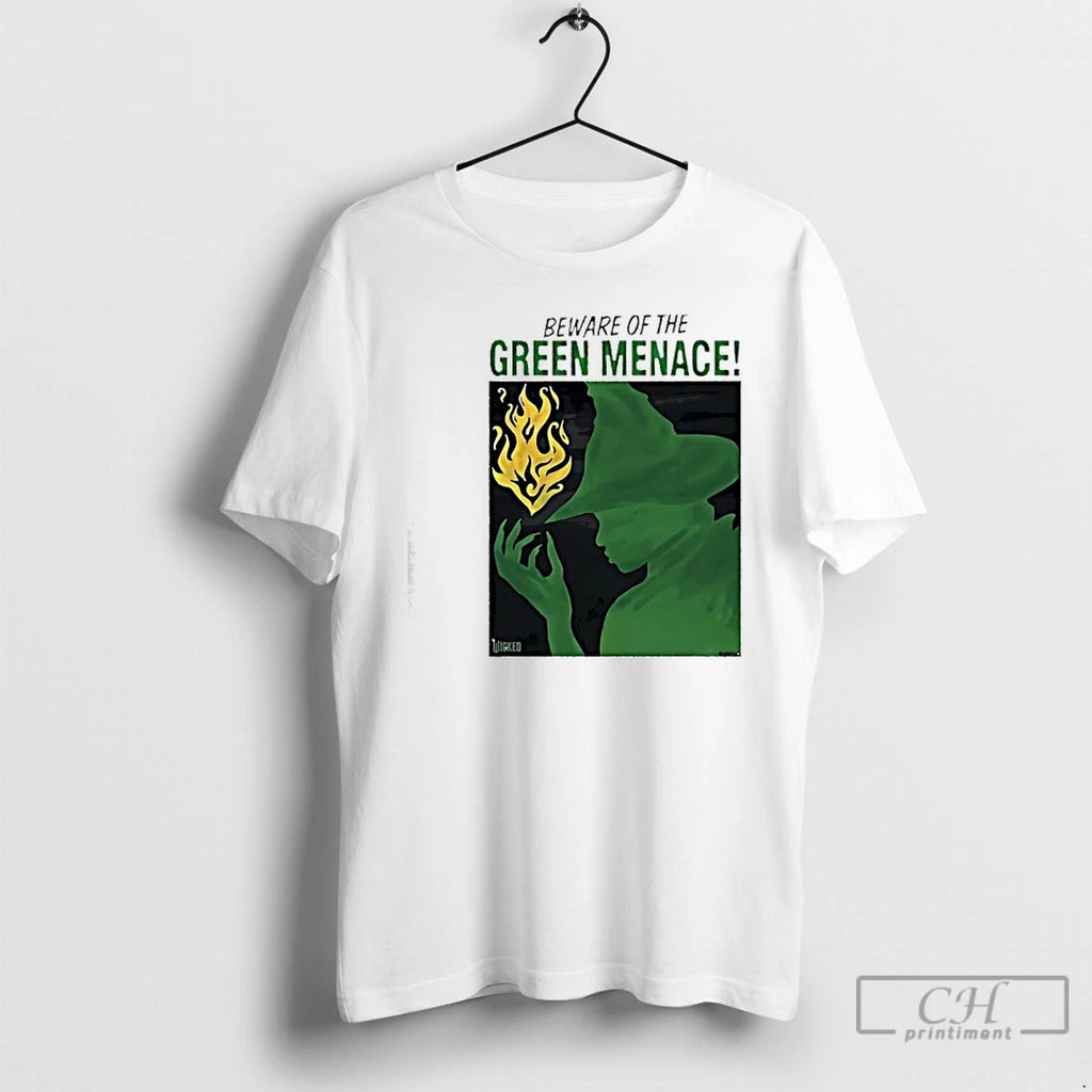 Classic Beware Of The Green Menace Elphaba Wicked Circle