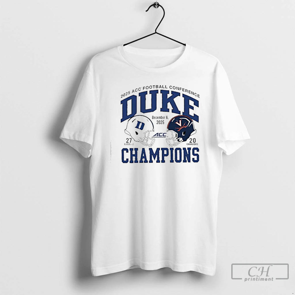Classic Blue Devil Vs Cavaliers Duke 2025 Acc Football Champs Score