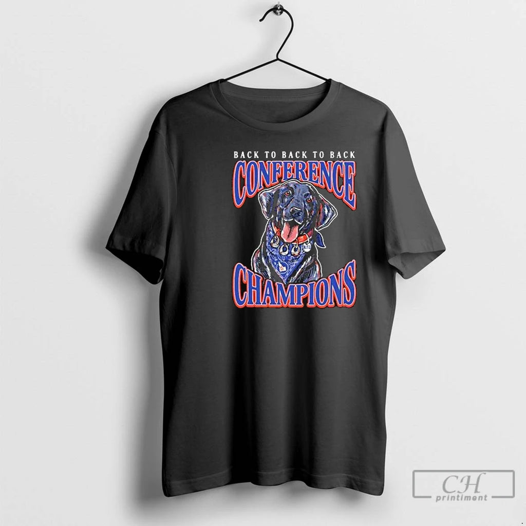 Classic Boise State Broncos Back To Back To Back Conference Champions Blitz Circle Black