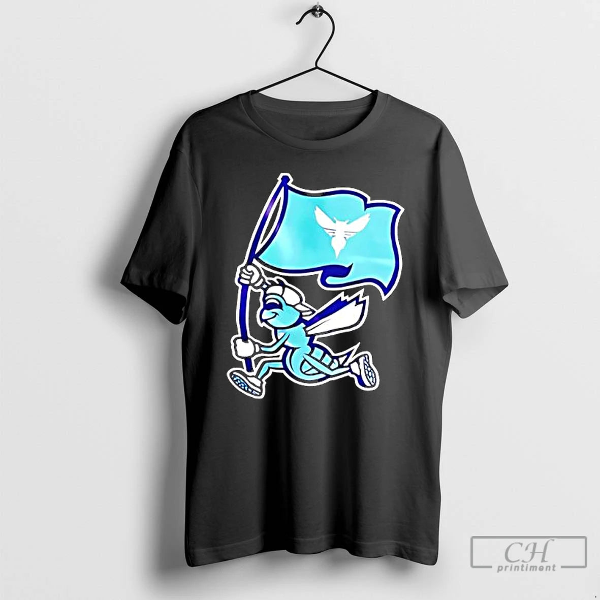 Classic Charlotte Hornets Mascot Logo T-Shirts, Hoodie, Sweatshirt | WearSparks.com