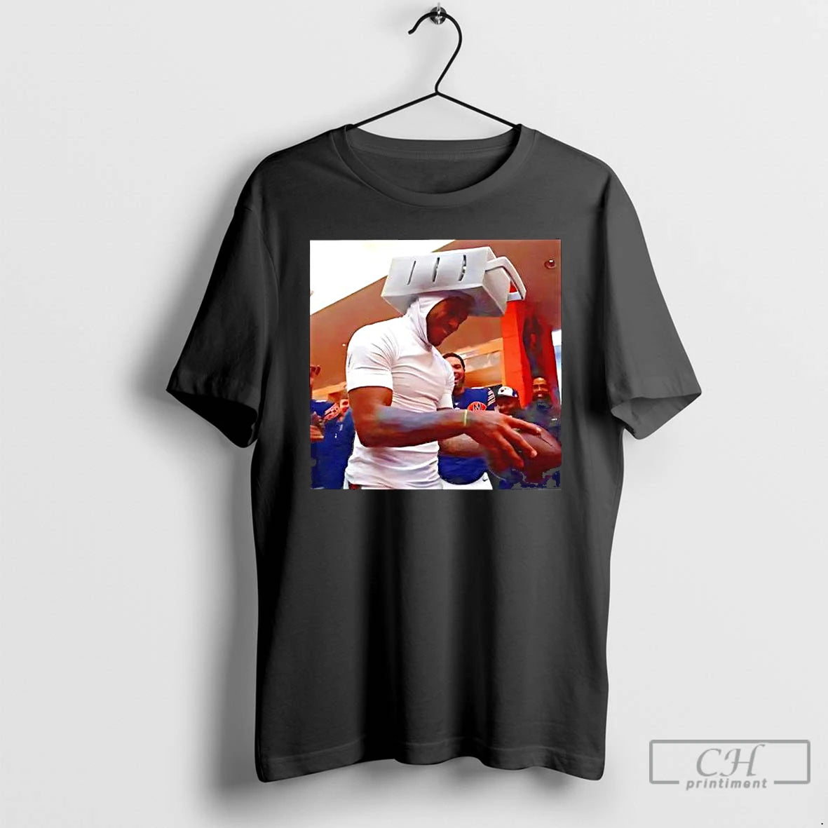 Classic Chicago Bear Dj Moore Wearing A Cheese Grater Hat