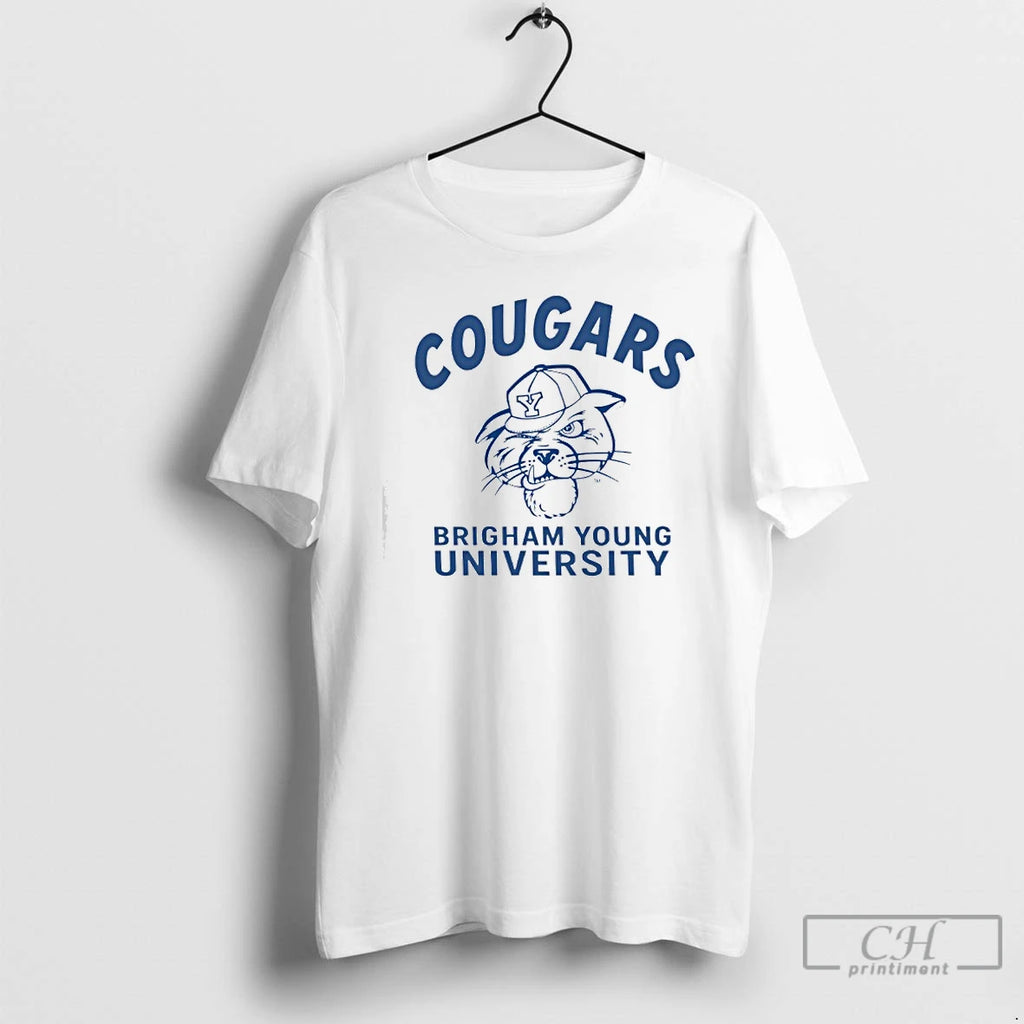 Classic Cougars Tm Brigham Young University Retro Coug