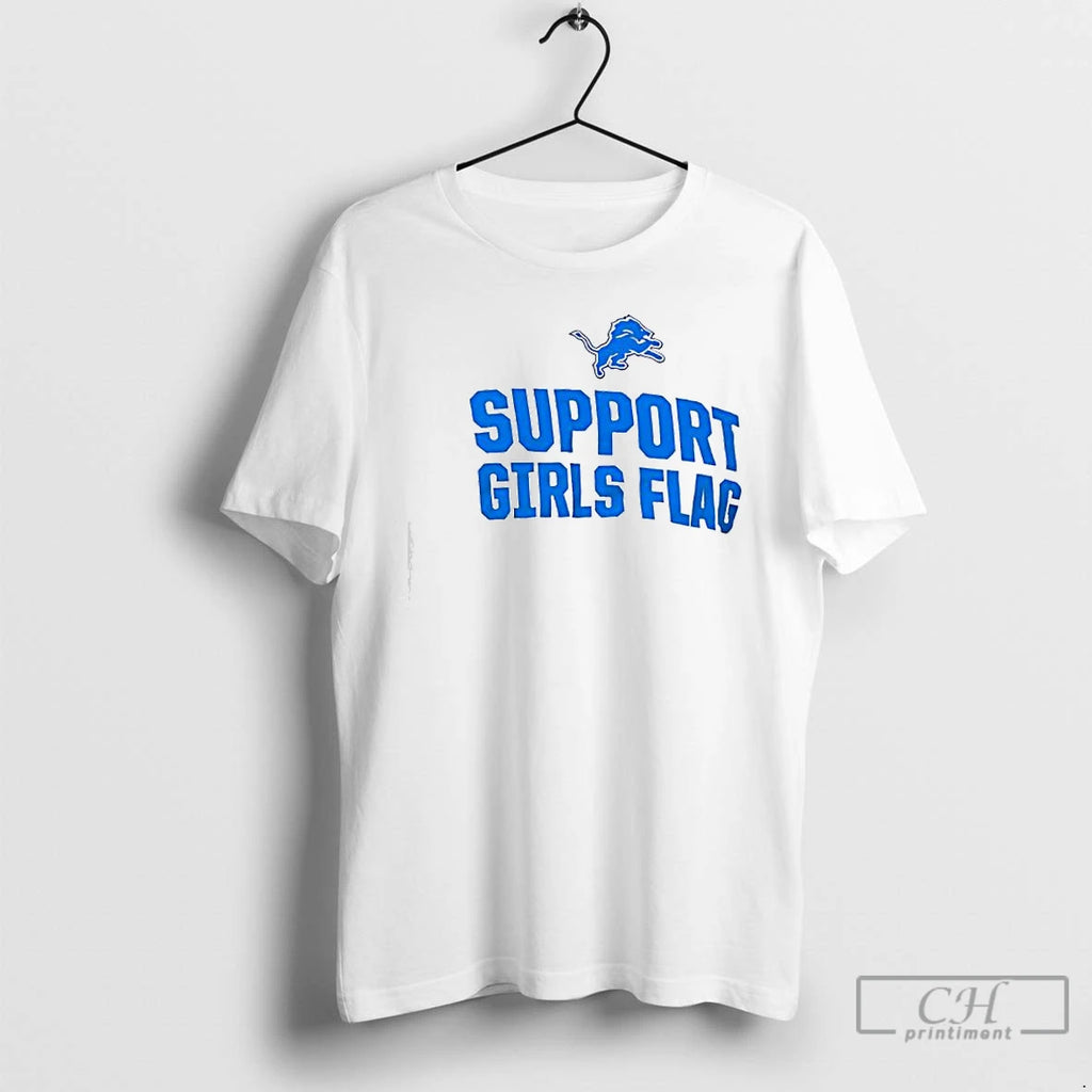 Classic Detroit Lions Hometown Support Girls Flag