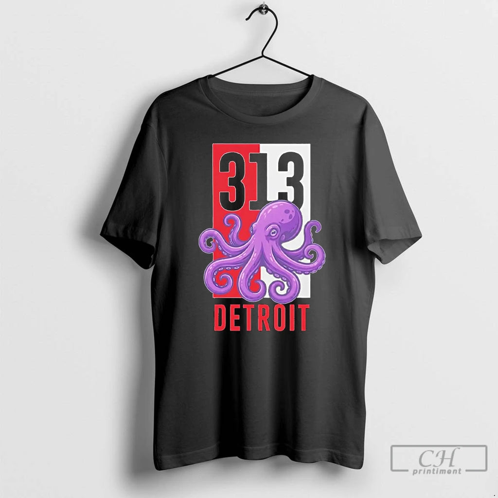 Classic Detroit Red Wings 313 Octopus