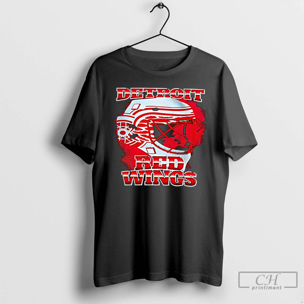 Classic Detroit Red Wings Helmet Stylish