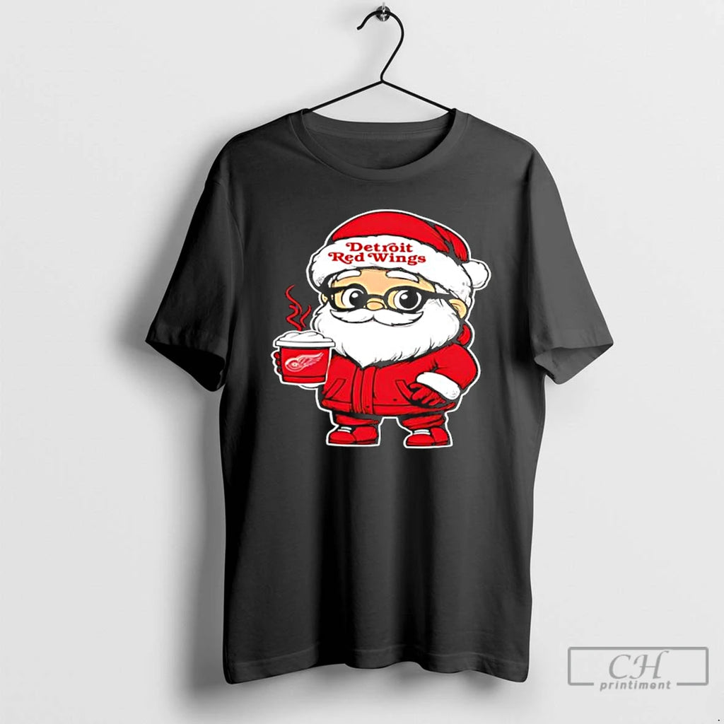 Classic Detroit Red Wings Santa Coffee Stylish