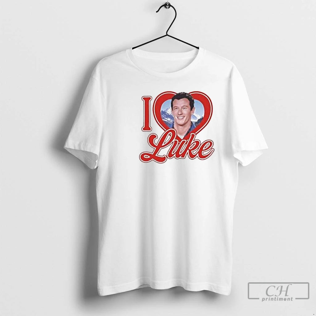 Classic Dua Lipa Callum Turner I Love Luke Circle White