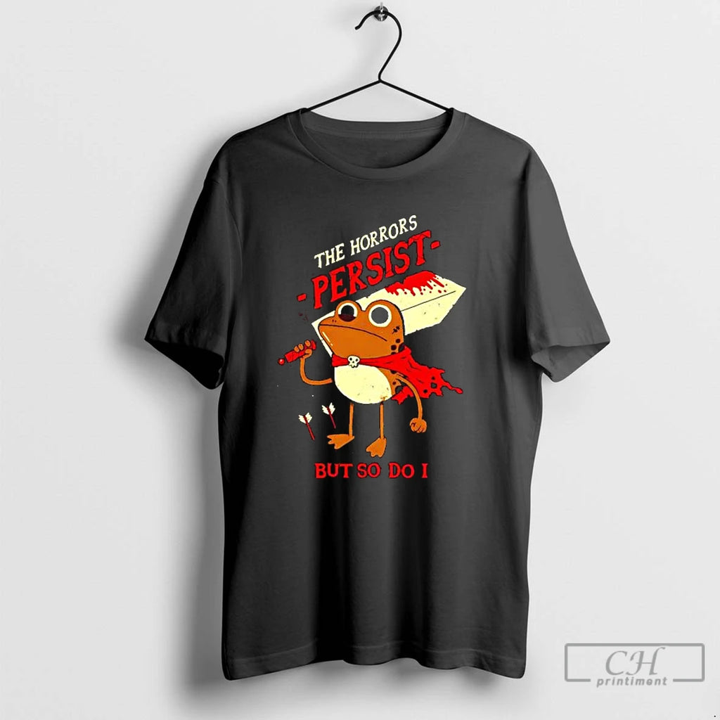 Classic Full Of Microplastics Frog The Horrors Persist But So Do I T Shirts Sweater