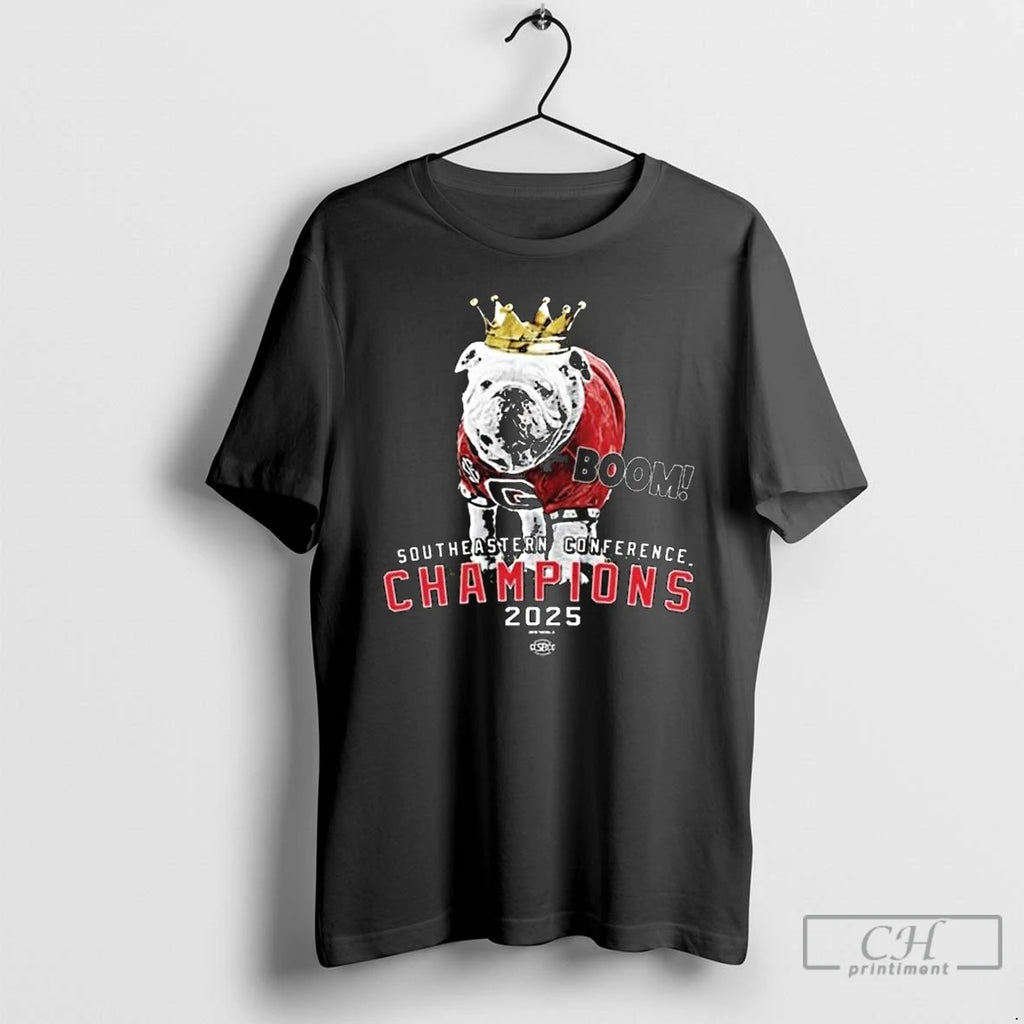 Classic Georgia Bulldogs Boom 2025 Sec Championship Uga The King
