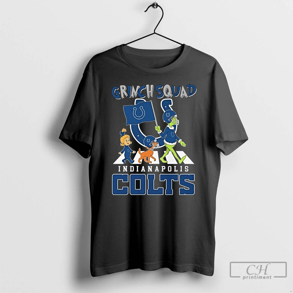 Classic Grinch Squad Abbey Road Indianapolis Colts Football