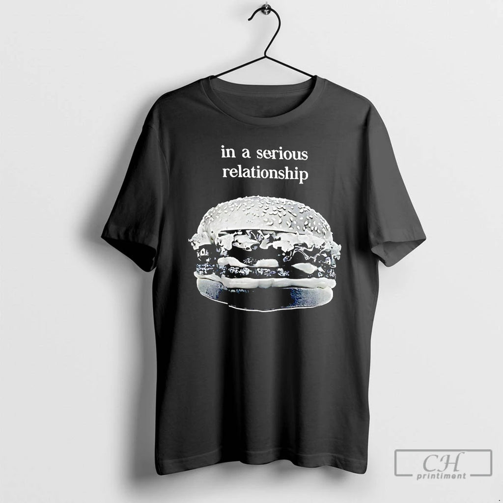 Classic Hamburger In A Serious Relationship