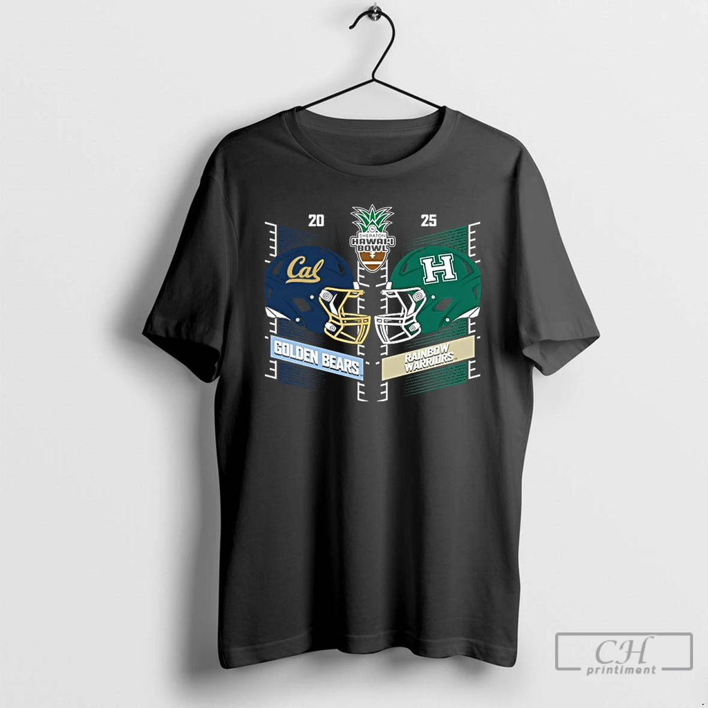 Classic Hawaii Rainbow Warriors Vs California Golden Bears 2025 Hawaii Bowl Heat To Heat Helmet