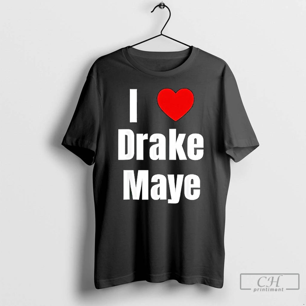 Classic I Love Drake Maye Football