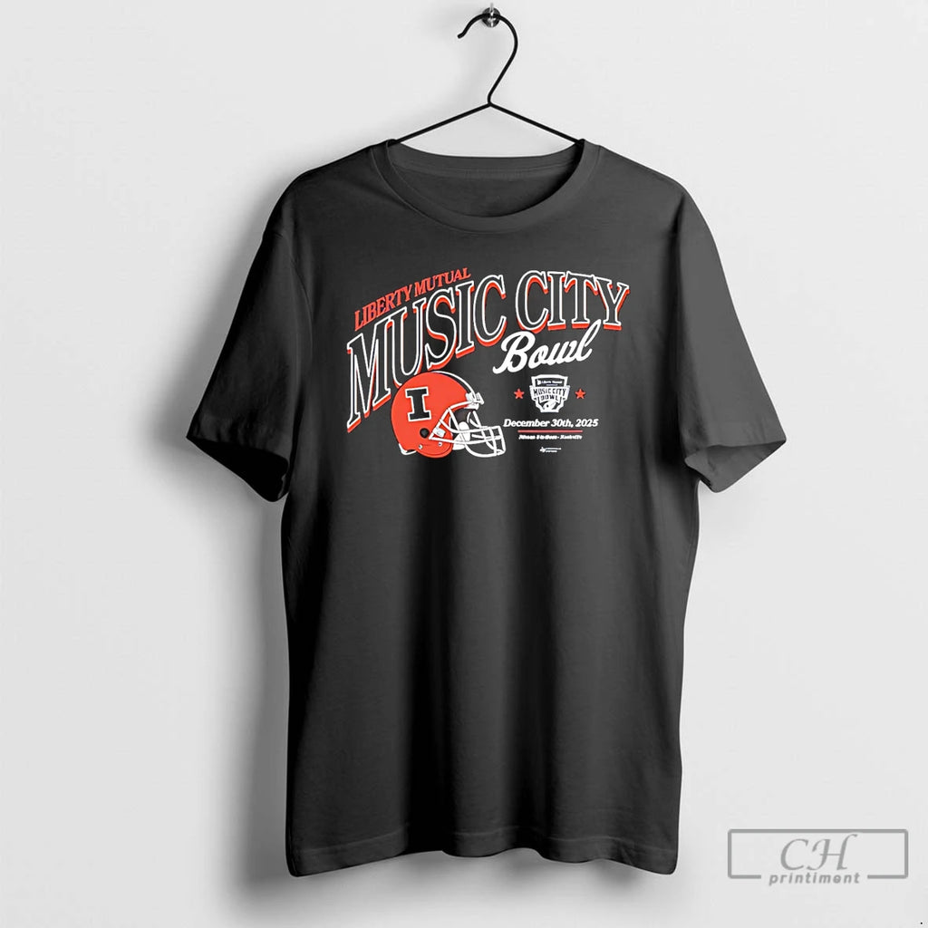 Classic Illinois Fighting Illini 2025 Liberty Mutual Music City Bowl