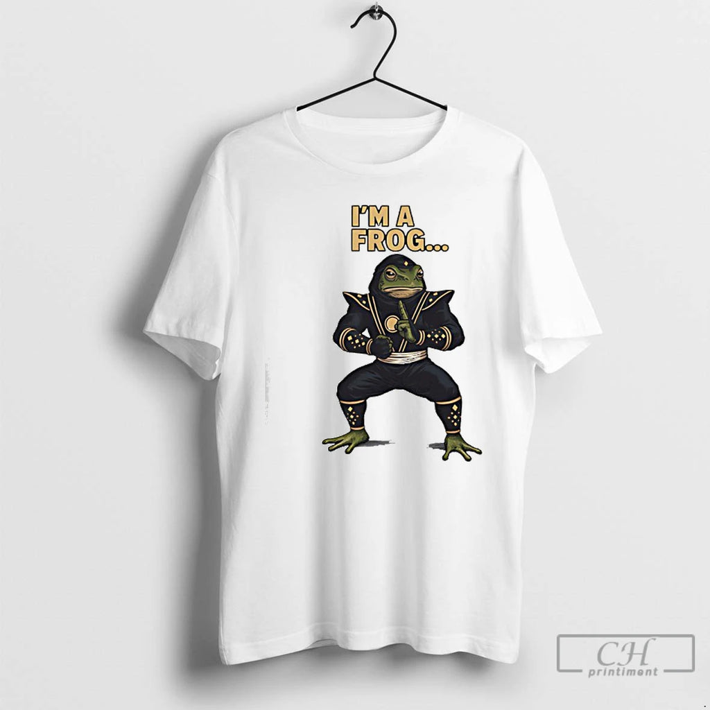 Classic Im Frog Japanese Frog Samurai Graphic