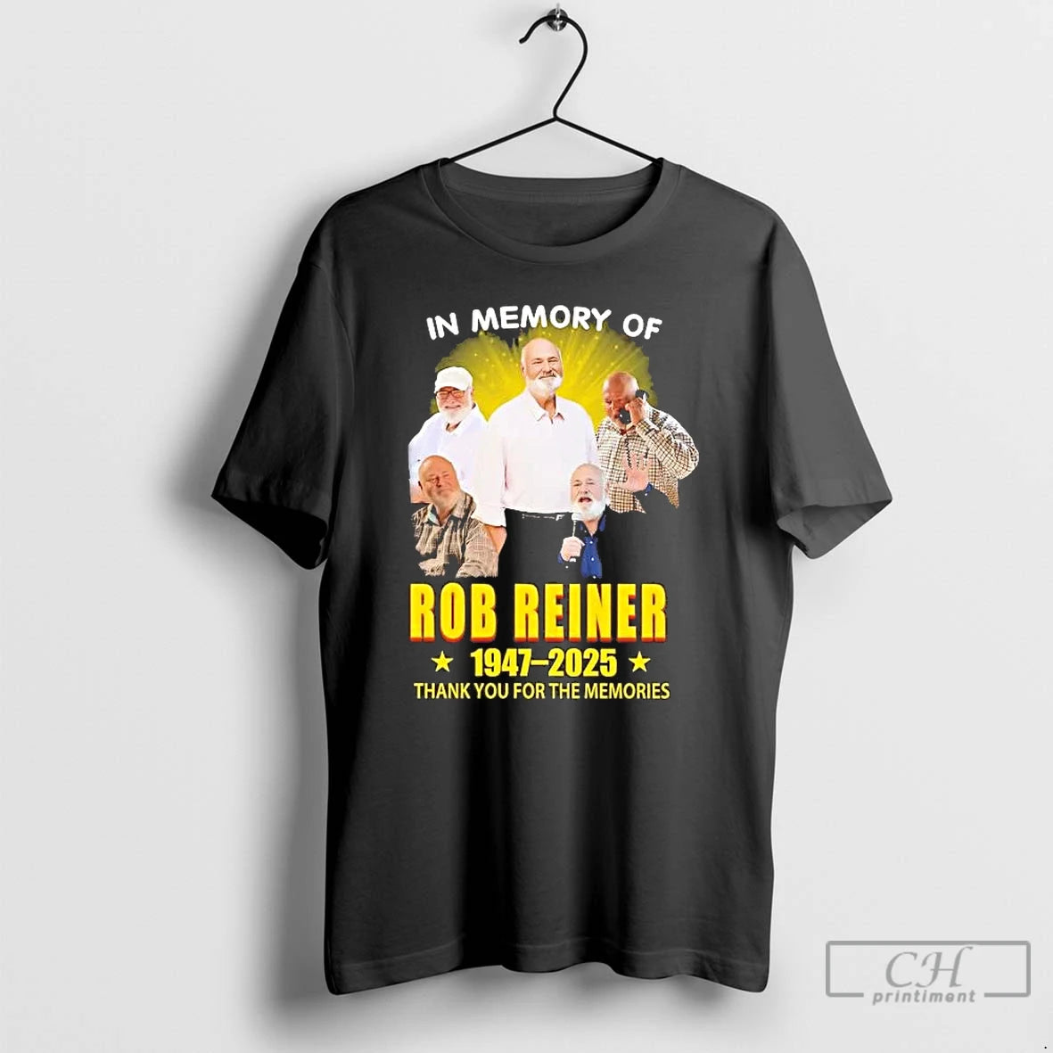 Classic In Memory Of Rob Reiner Thank You For The Memories 1947 2025 T Shirts Hoodie, Sweatshirt | WearSparks.com