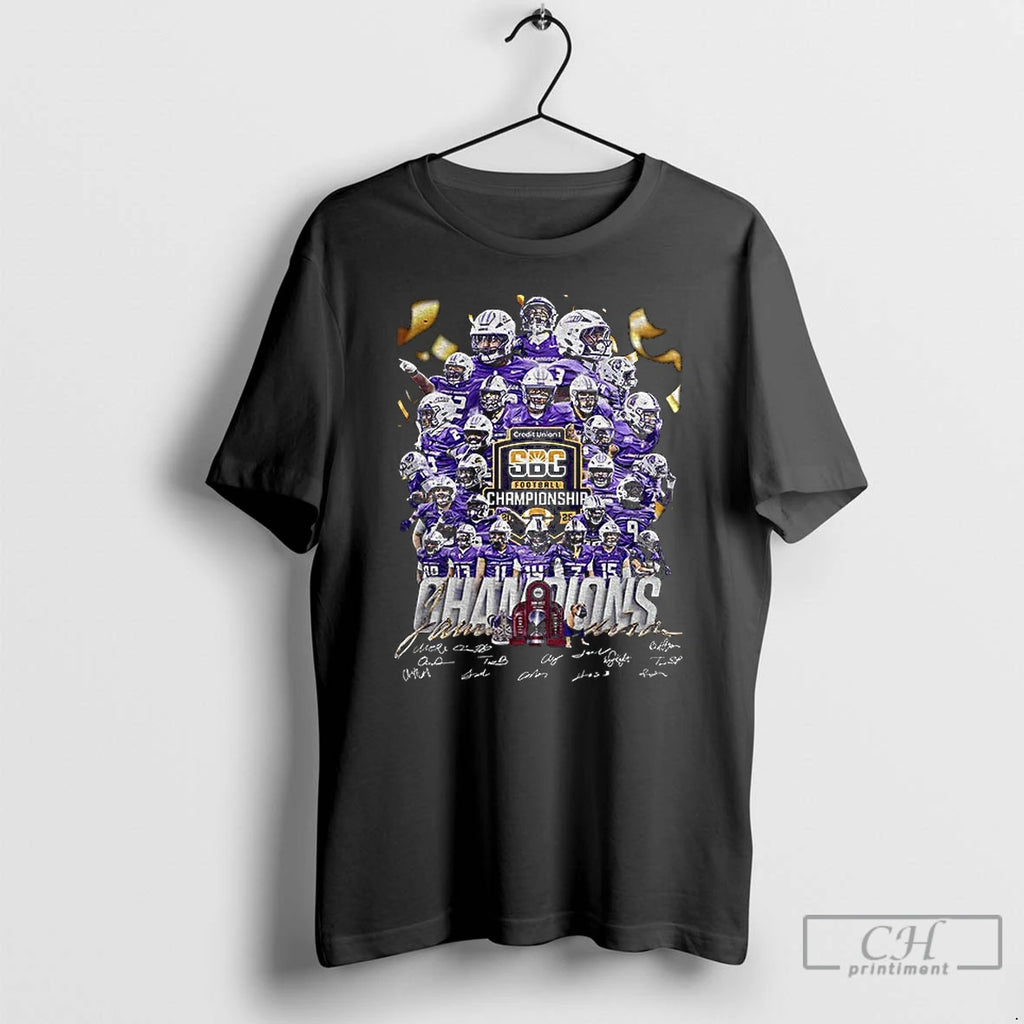 Classic James Madison Dukes Sun Belt Conference 2025 Champions Signatures