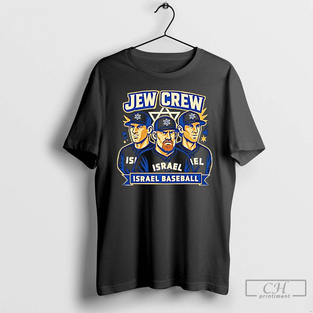 Classic Jew Crew Israel Baseball Team Graphic