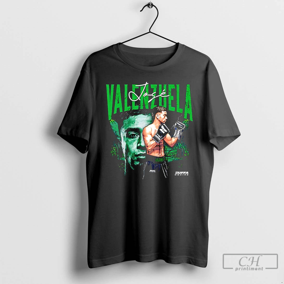 Classic Jose Valenzuela Zuffa Boxing Fighter Name Vintage