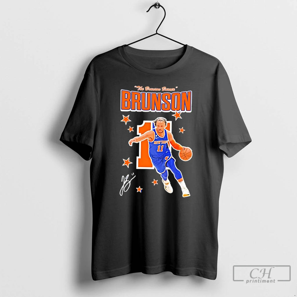 Classic King Of New York Jalen Brunson 11 Basketball Fan Stylish