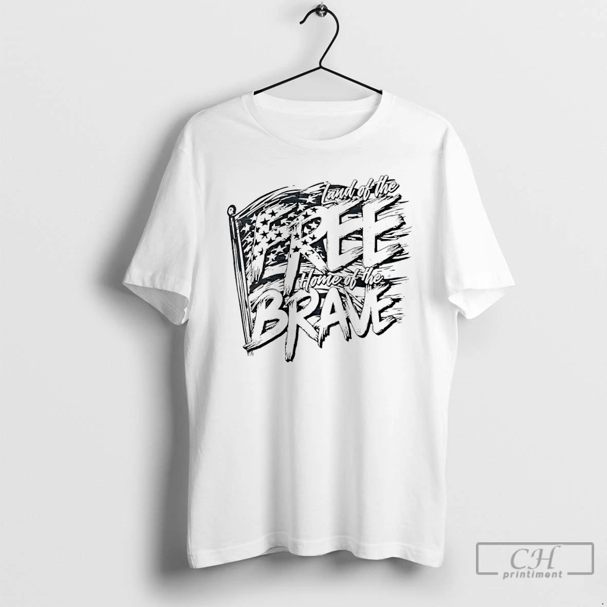 Classic Land Of The Free Home Of The Brave American Flag T-Shirts, Hoodie, Sweatshirt | WearSparks.com