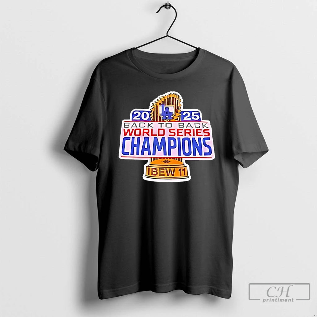 Classic Los Angeles Dodgers 2025 Back To Back World Series Champions