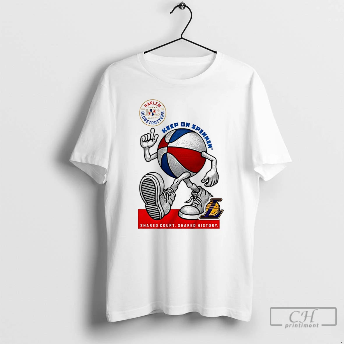 Classic Los Angeles Lakers X Harlem Globetrotters Keep On Spinning 2026 T-Shirts, Hoodie, Sweatshirt | WearSparks.com