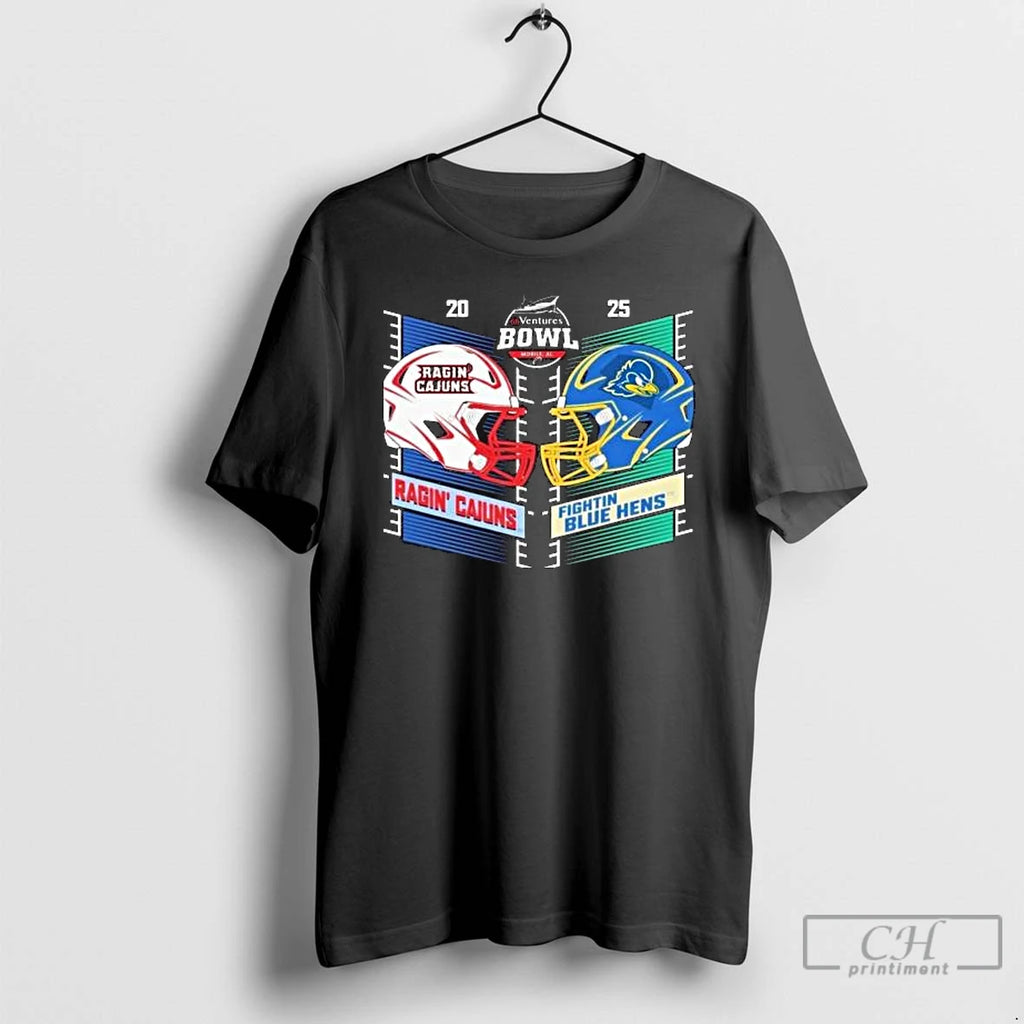 Classic Louisiana Ragin Cajuns Vs Delaware Blue Hens 2025 68 Ventures Bowl Ventures Bowl Head