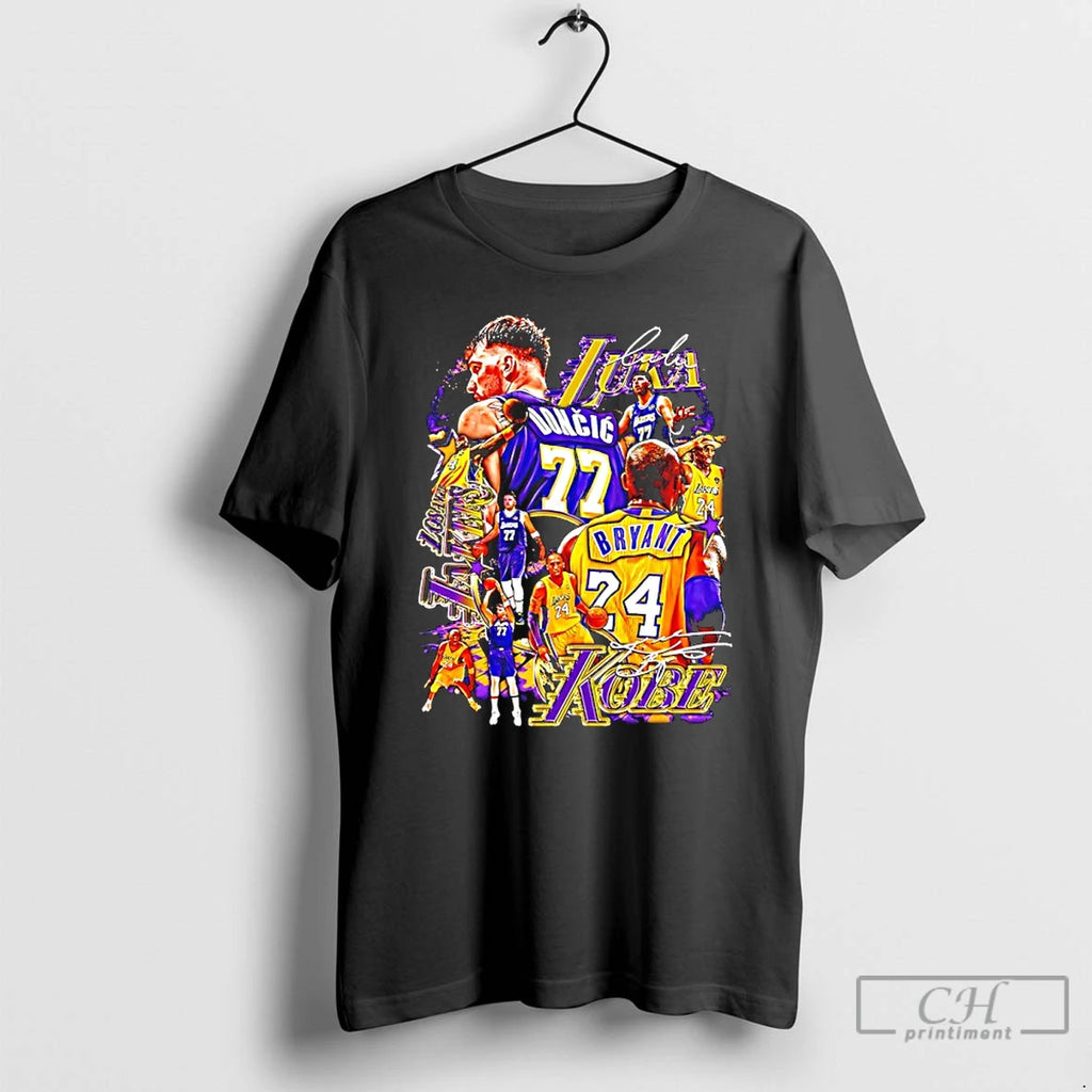 Classic Mamba Luka Mamba Bryant And Luka Doncic La Lakers Signatures