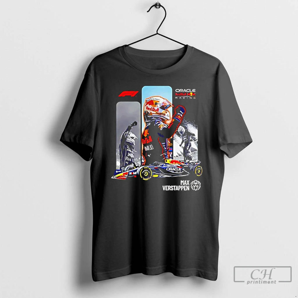 Classic Max Verstappen 2025 F1 Champions Graphic