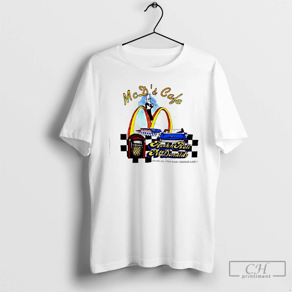 Classic Mcdonalds Cafe Rock N Roll Vintage