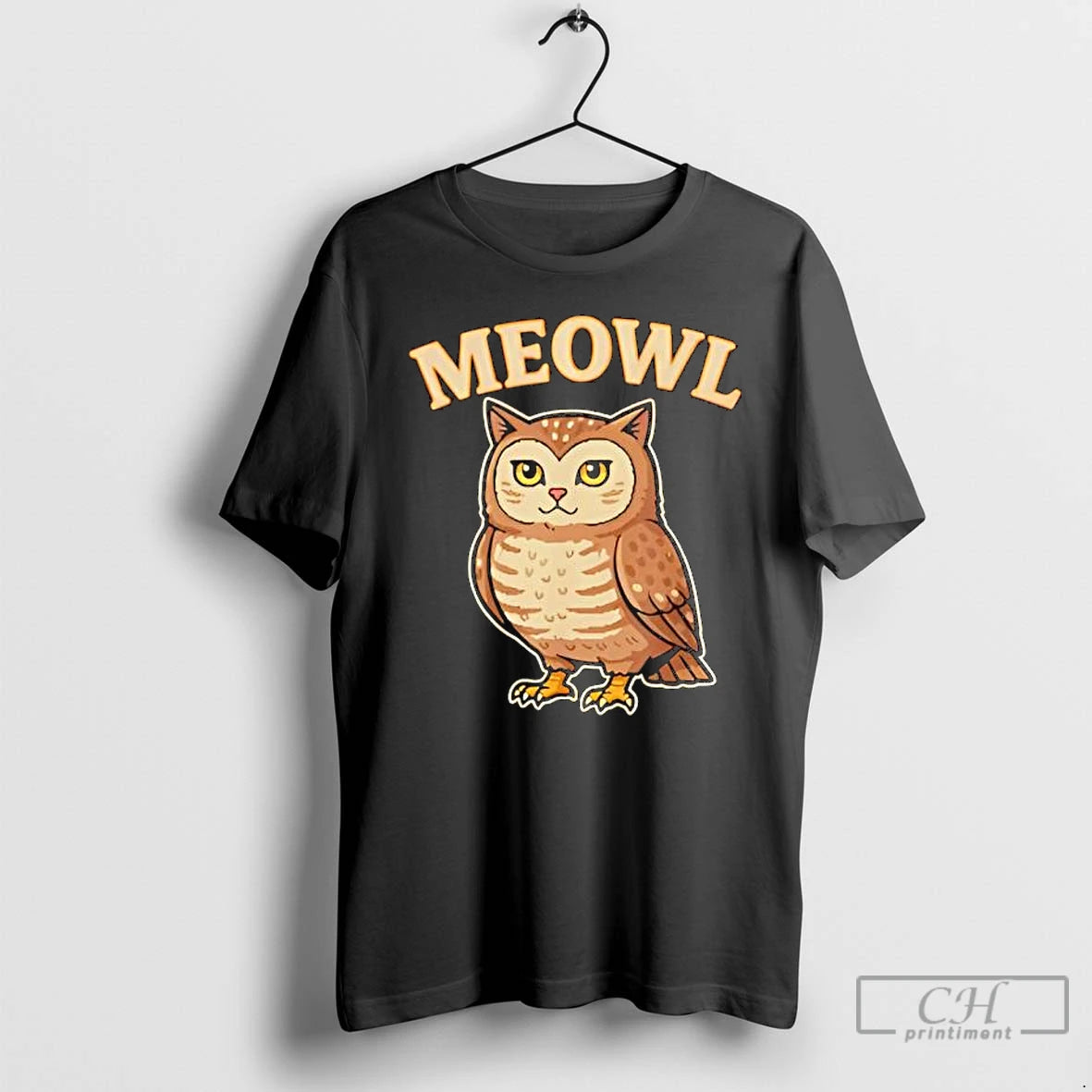 Classic Meowl Funny Meow Cat Owl Brainrot Meme T-Shirts, Hoodie, Sweatshirt | WearSparks.com