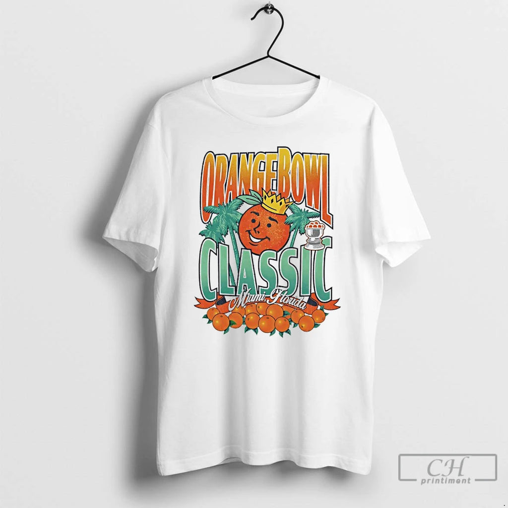 Classic Miami Floria Orange Bowl Graphic Retro