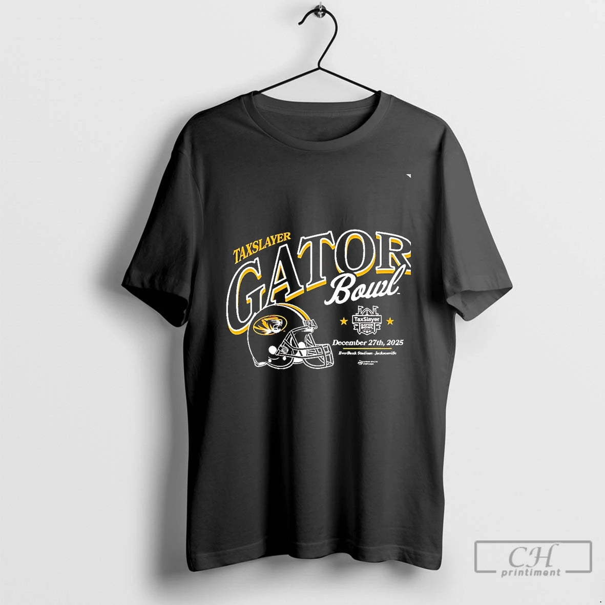 Classic Missouri Tigers 2025 Taxslayer Gator Bowl Helmet Chriast T-Shirts, Hoodie, Sweatshirt | WearSparks.com