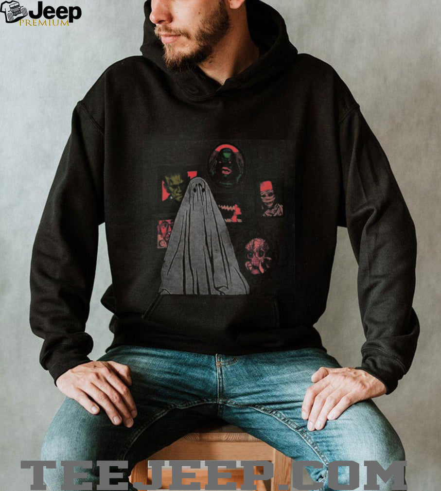 Classic Monster Movie Horror Icons Retro Portrait Halloween T Shirt