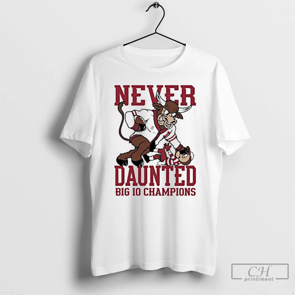 Classic Never Daunted Iu Football Big 10 Champions