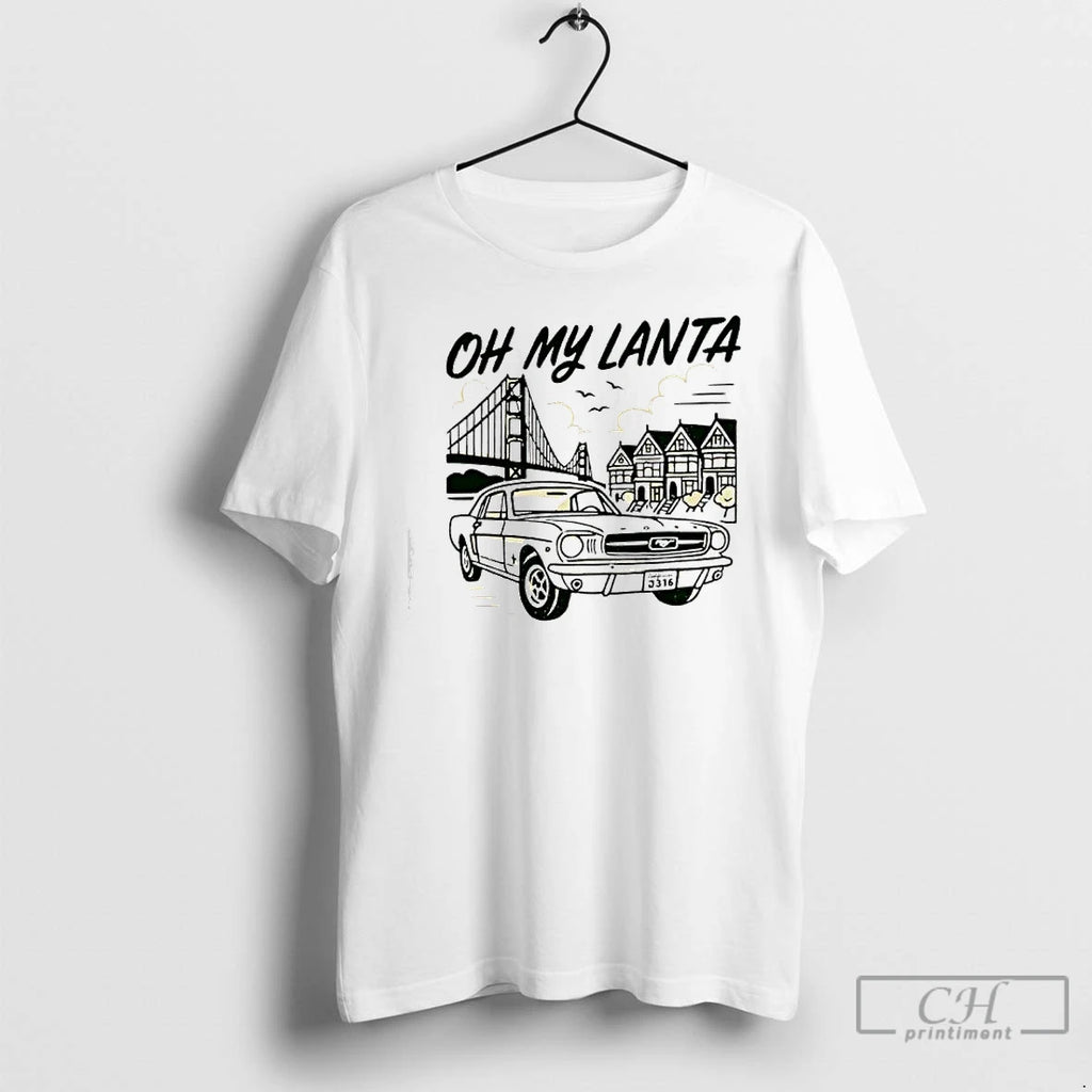 Classic Oh My Lanta Car Graphic